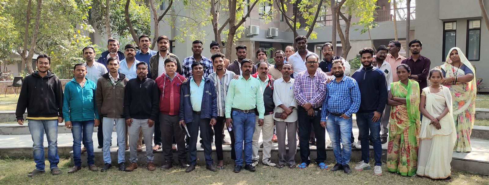 Community leaders and team members at a gathering